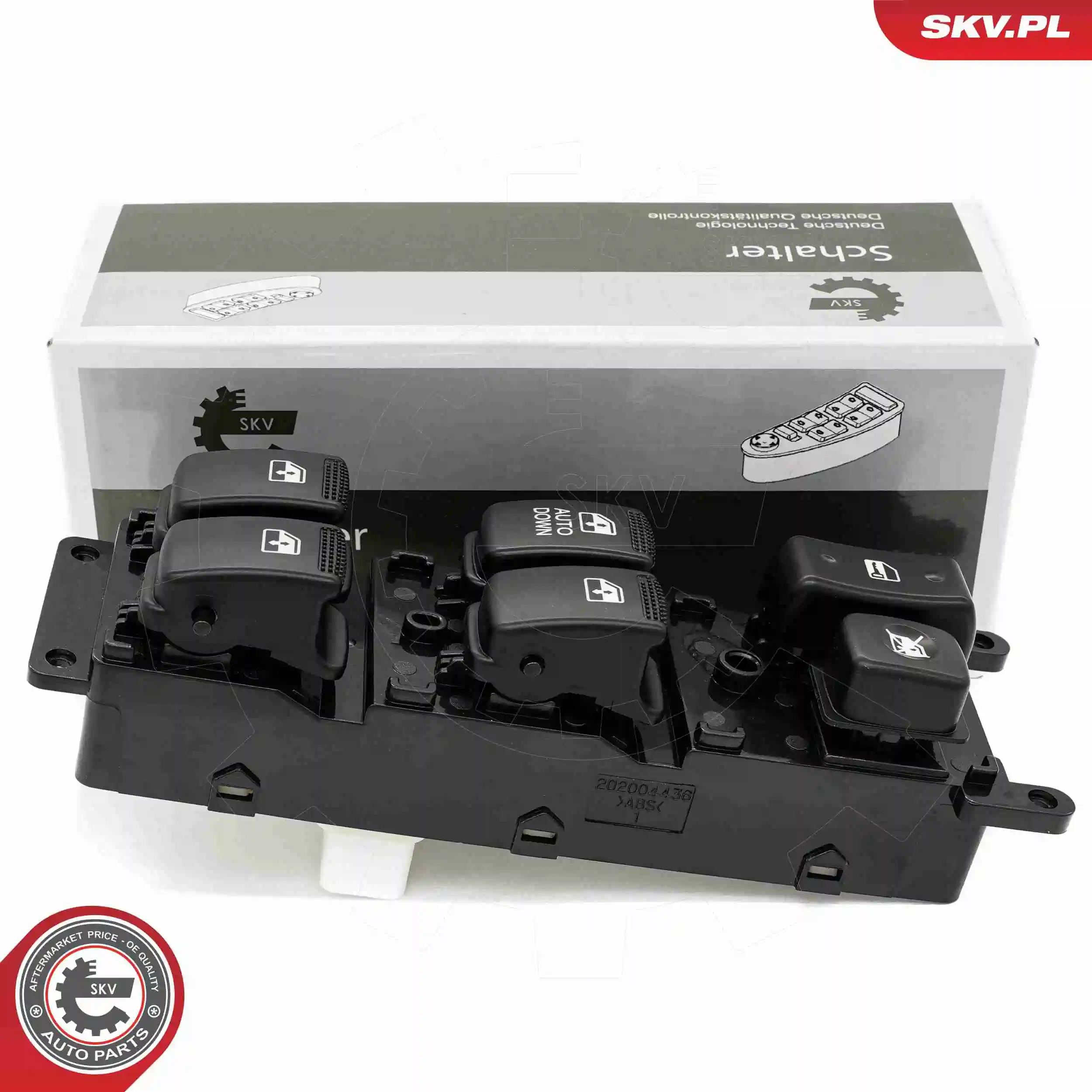 Switch, window regulator